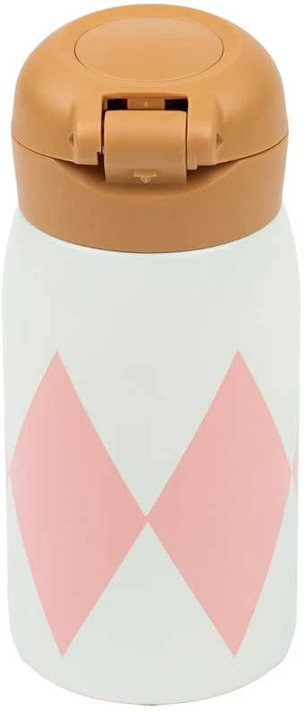 Luxkids Aps Vaikiška termo gertuvė FABELAB Harlekin Rose 320 ml