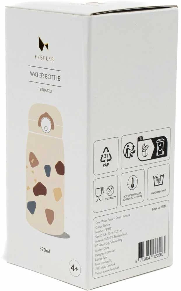 Luxkids Aps Vaikiška termo gertuvė FABELAB Terrazzo 320 ml