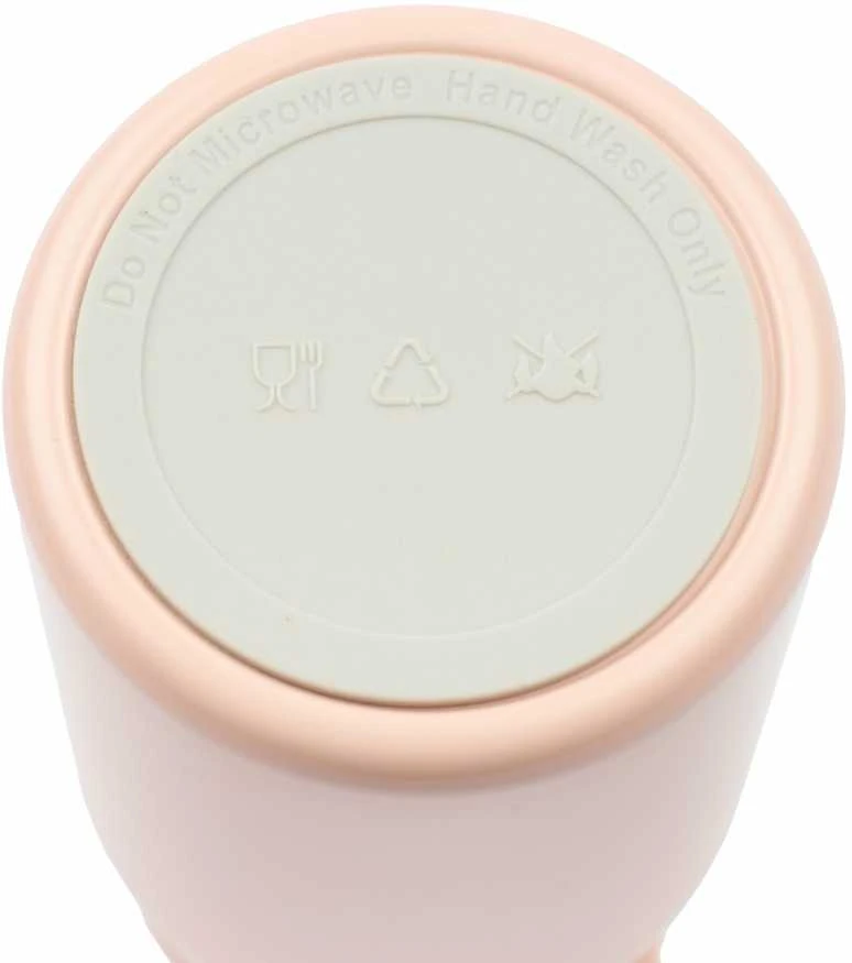 Luxkids Aps Vaikiška termo gertuvė FABELAB Zuikis Rose 320 ml