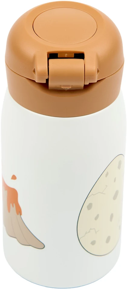 Luxkids Aps Vaikiška termo gertuvė FABELAB DINOLAND ROSE 320 ml