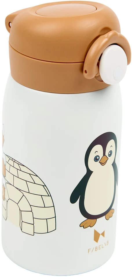 Luxkids Aps Vaikiška termo gertuvė FABELAB PINGVINAS 320 ml