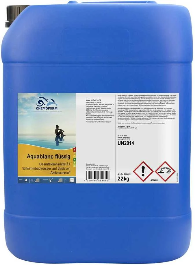 Aktyvus deguonis su algicidu | skystas | 22kg CHEMOFORM