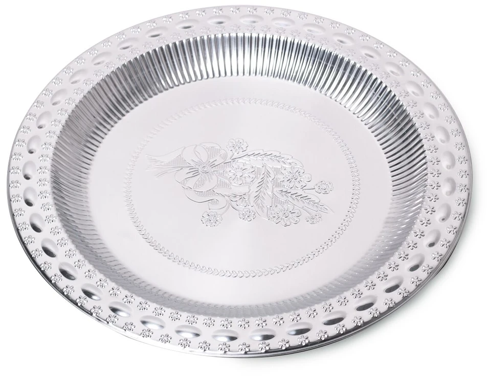 Kamille Rištan Apvalus nerūdijančio plieno padėklas / lėkštė 35 cm