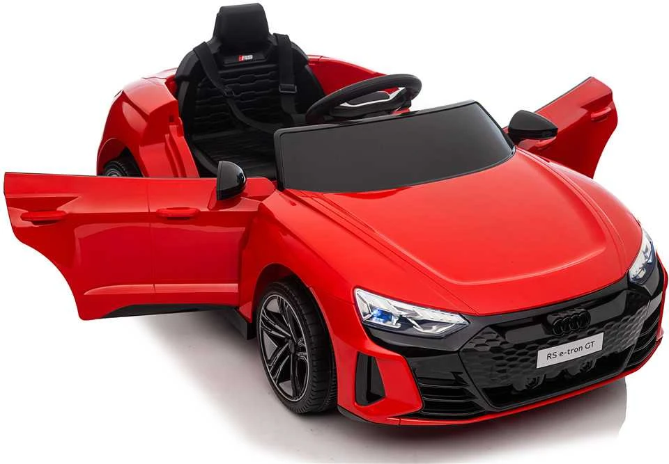 Leggodt Audi RS e-tron GT lasten sähköauto, punainen