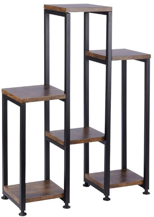 Augalų stovas, metalinis, 6 lentynos, 49 x 18 x 70 cm, 569817, Vilde