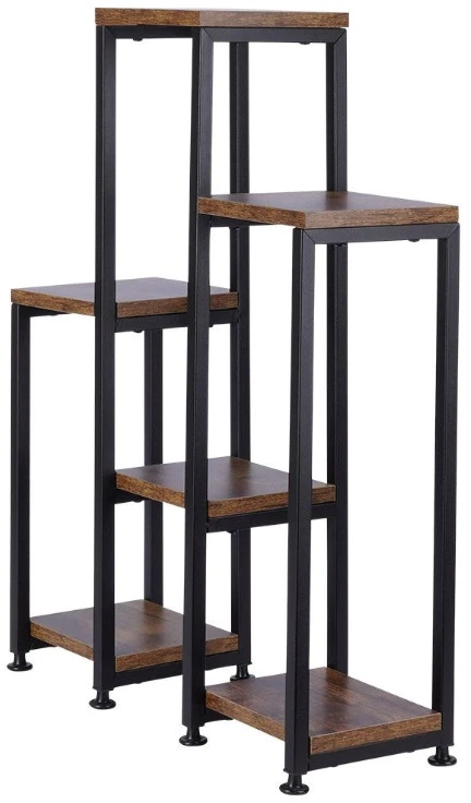 Augalų stovas, metalinis, 6 lentynos, 49 x 18 x 70 cm, 569817, Vilde