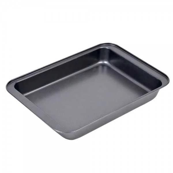 Kepimo forma Rosberg 5R51222I42, stačiakampė 42×28×5 cm, anglinis plienas, nelipni danga, tamsiai pi
