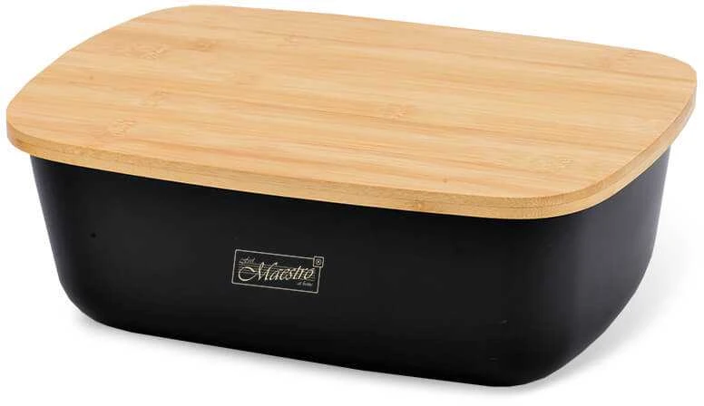 MAESTRO breadbox MR-1776-Juodas