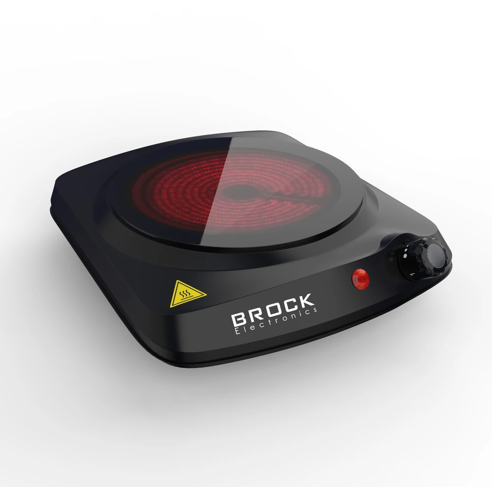 BROCK Infraraudonųjų spindulių kaitlentė. Viena zona. 1200W
