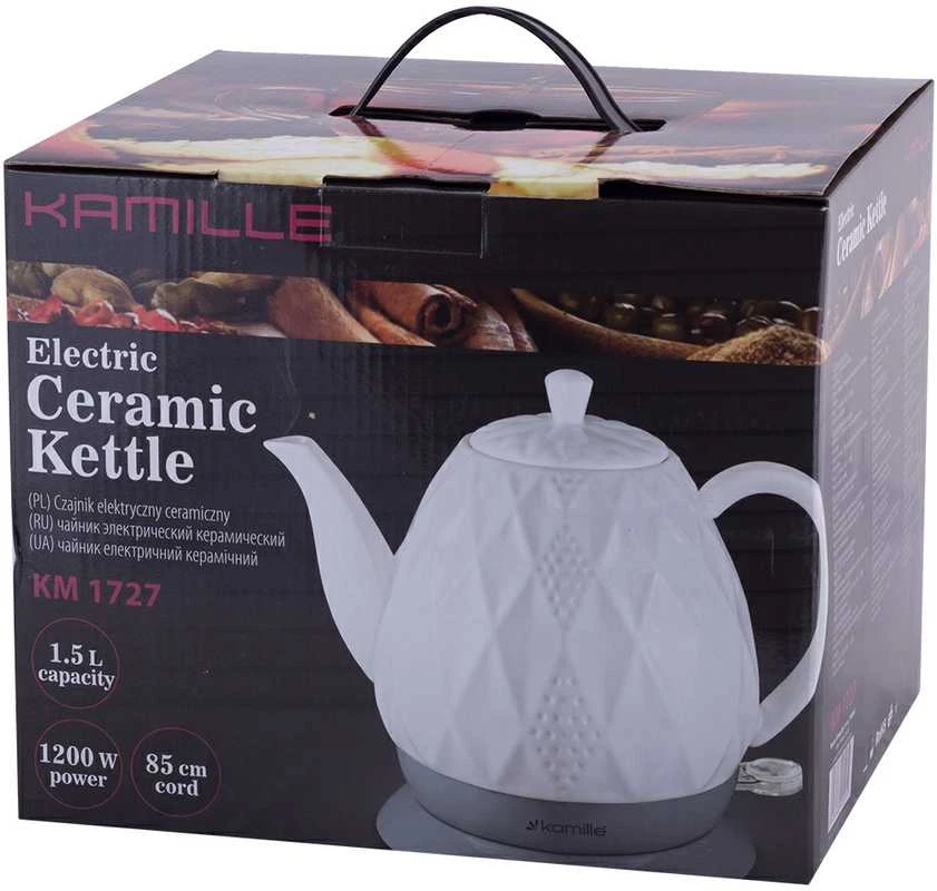 Keramikinis elektrinis virdulys 1,5L KAMILLE 1727m
