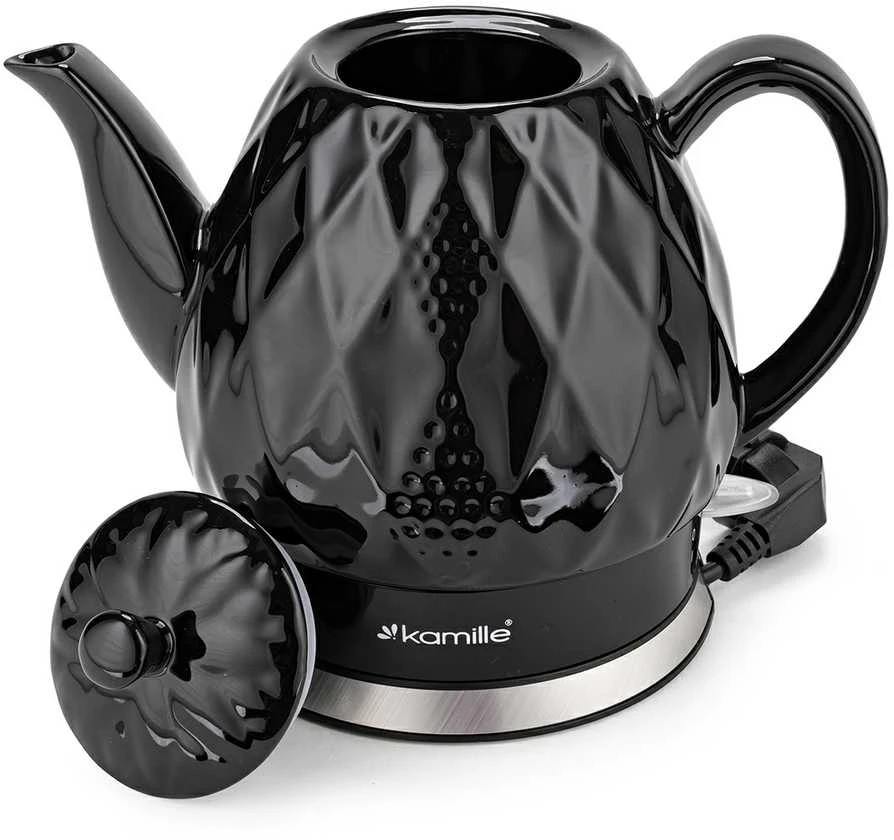 Kamille Virdulys Ceramiczny 1728 Juodas 1.5 L 1200 W