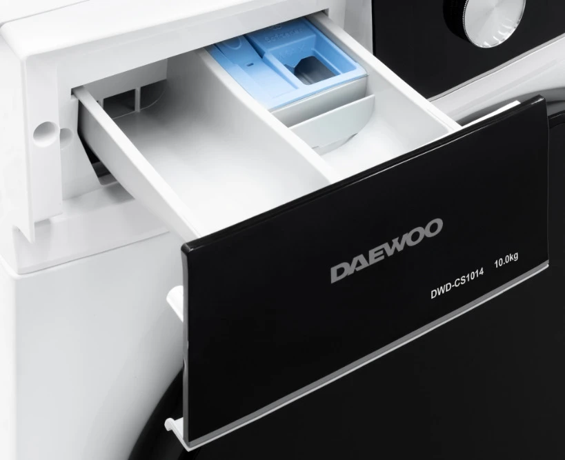 Daewoo skalbimo mašina DWD CS1014, 10 kg, inverterinis variklis, 1400 aps./min., A klasė, 16 progra