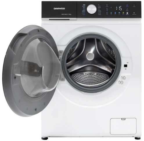 „Daewoo“ skalbimo mašina DWD CS8014, 8kg, inverterinis variklis, 1400 aps./min., A klasė, 16 progra