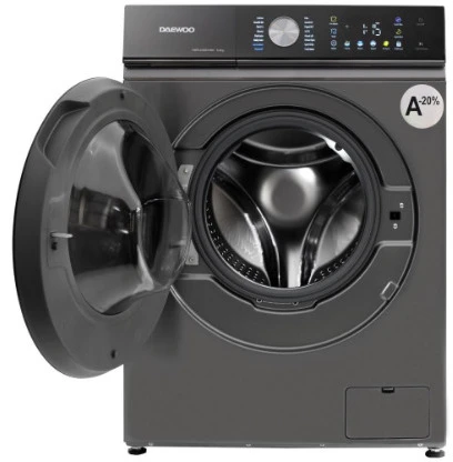 Daewoo skalbimo mašina DWD CS8014SK, 8kg, inverterinis variklis, 1400 aps./min., A klasė, 16 progr