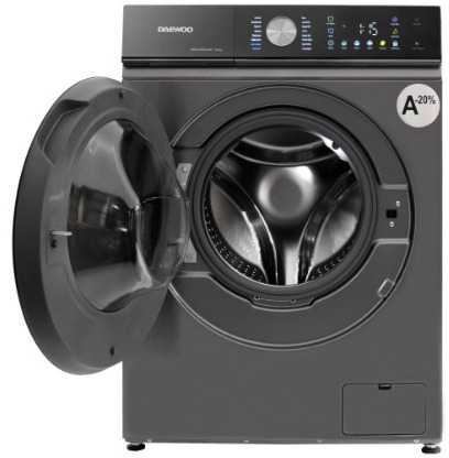 Daewoo skalbimo mašina DWD CS8014SK, 8kg, inverterinis variklis, 1400 aps./min., A klasė, 16 progr