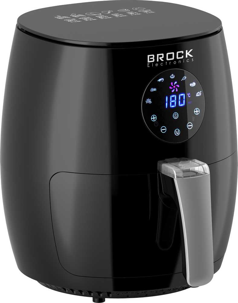 AFD 3502 BK Skaitmeninė oro gruzdintuvė BROCK AFD 3502 BK 3.5L, 1200W