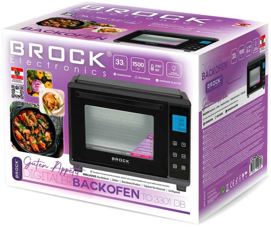 Brock TO 3301 mini orkaitė