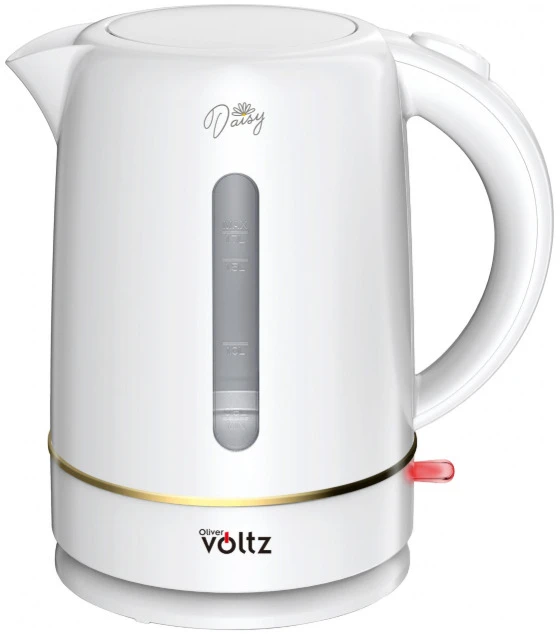 Elektrinis virdulys, 2200 W, 1,7 l, baltas, 55OV51230W, „Oliver Voltz“