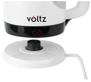 Elektrinis virdulys Oliver Voltz 55551230FB, 1300W, 0.9L, belaidis, baltos/juodos spalvos