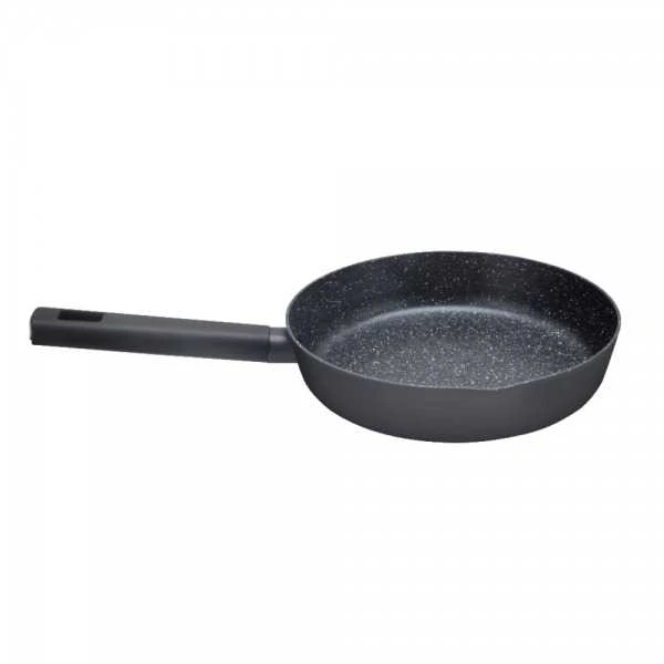 Keptuvė Zilan ZLN 0935 juoda, marmurinė danga, 26 cm skersmuo, 3,1 l talpa