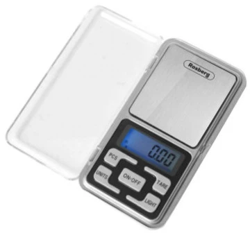 Virtuvinės svarstyklės Juvelyrinės svarstyklės, maks. svoris: 500g., nerūdijantis plienas, 555R51651S, „Rosberg“