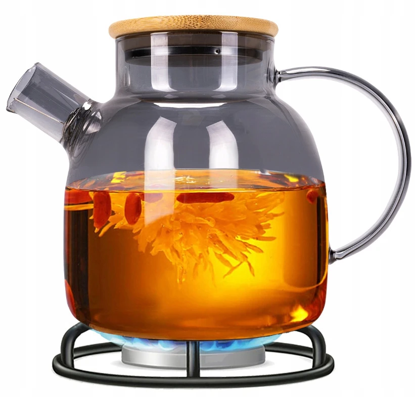 Kamille Stiklinis arbatinukas arbatai ir žolelių užpilams ruošti, 1,5 l, 9029M, „Camille“