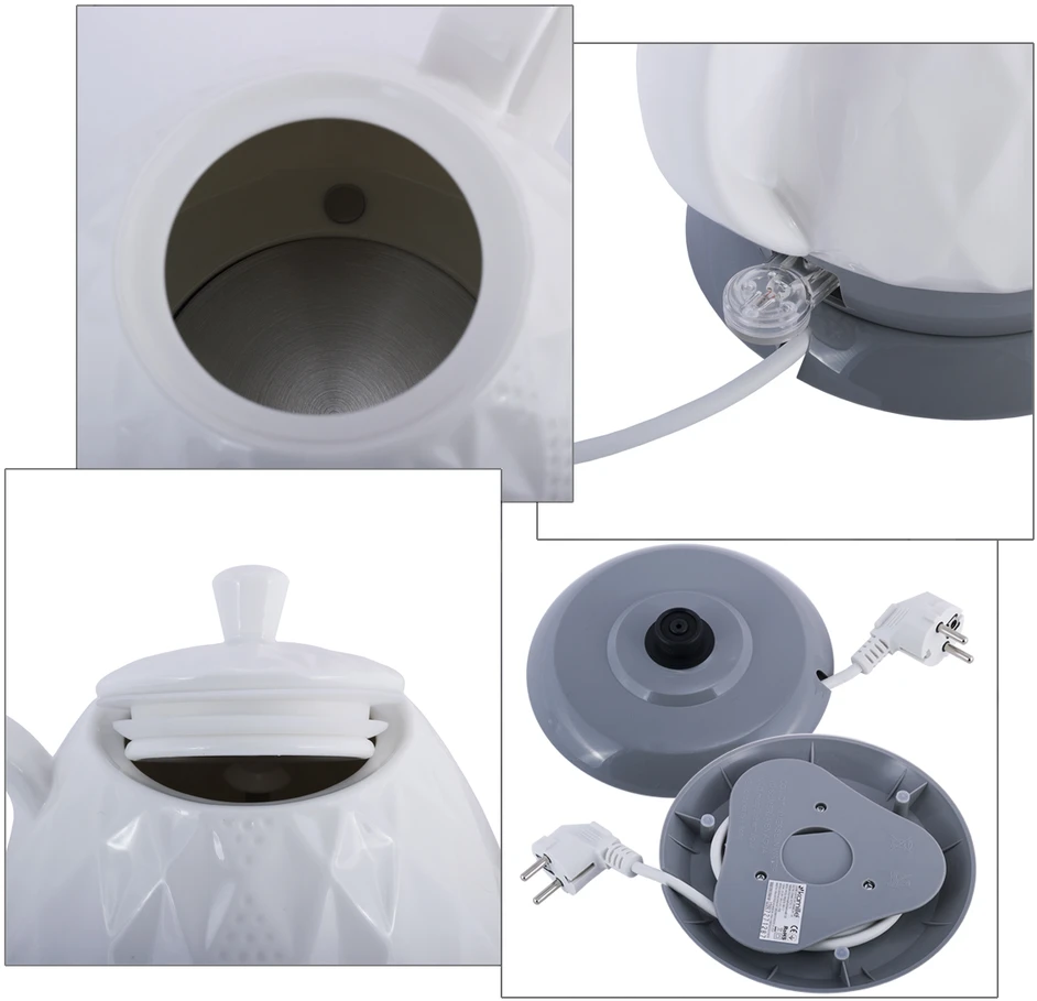 Keraminis elektrinis virdulys 1,5 l, 1200 W, 1727, Kamille