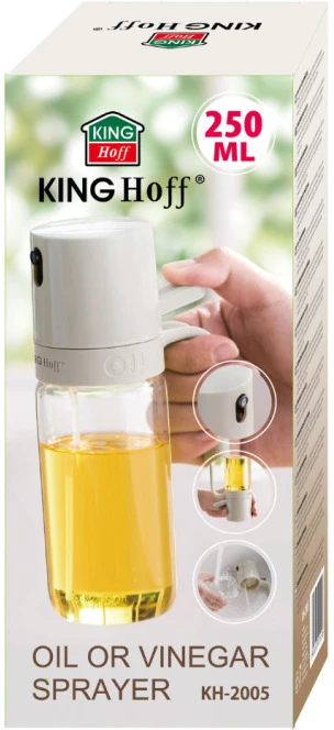 King Hoff Alyvos ir acto purkštuvas, 250 ml, stiklas, KINGHOFF KH 2005