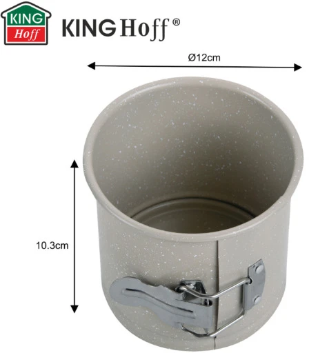 King Hoff Apvali kepimo forma, 12 cm, su nepridegančia danga, KINGHoff KH 1979