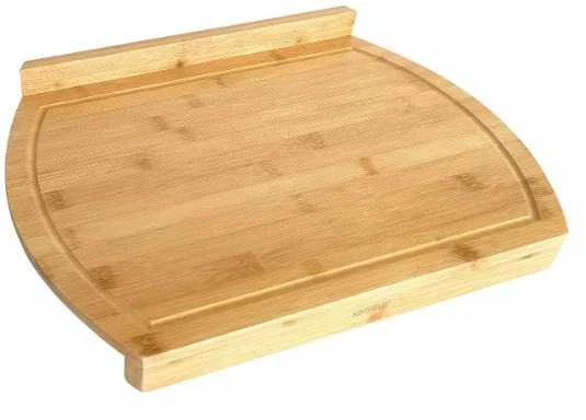 King Hoff Deska Kinghoff bambukinė pjaustymo lentelė su fiksavimo kraštu 45x33x4cm