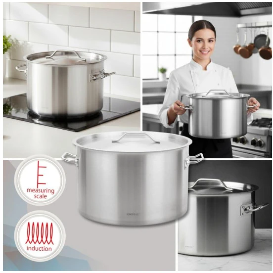 King Hoff Puodas Gastronorm puodas, nerūdijantis plienas, skersmuo 40cm, 32l, kinghoff, kh-2026