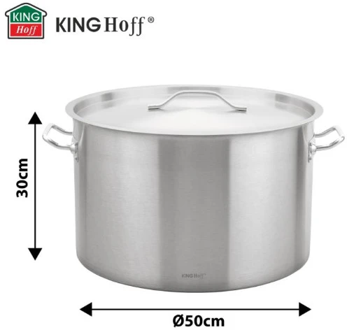 King Hoff Puodas Gastronorm puodas, nerūdijantis plienas, skersmuo 50cm, 58l, kinghoff, kh-2028