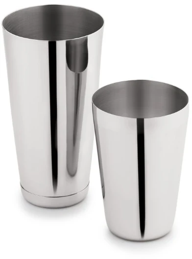 King Hoff Shaker Bostono plaktuvė, sidabrinė, plieninė, 0,5-0,75 l, „Kinghoff“