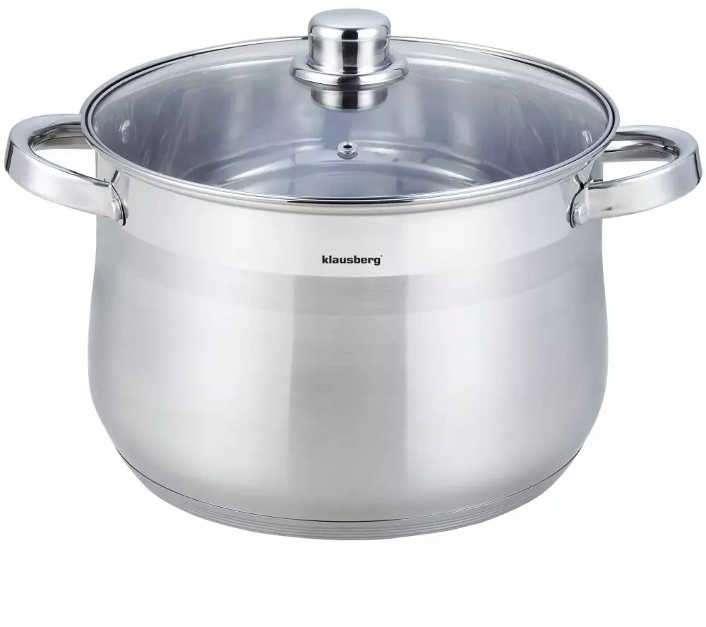 Puodas Plieninis puodas, 34 cm skersmens, 22,4 l, Klausberg
