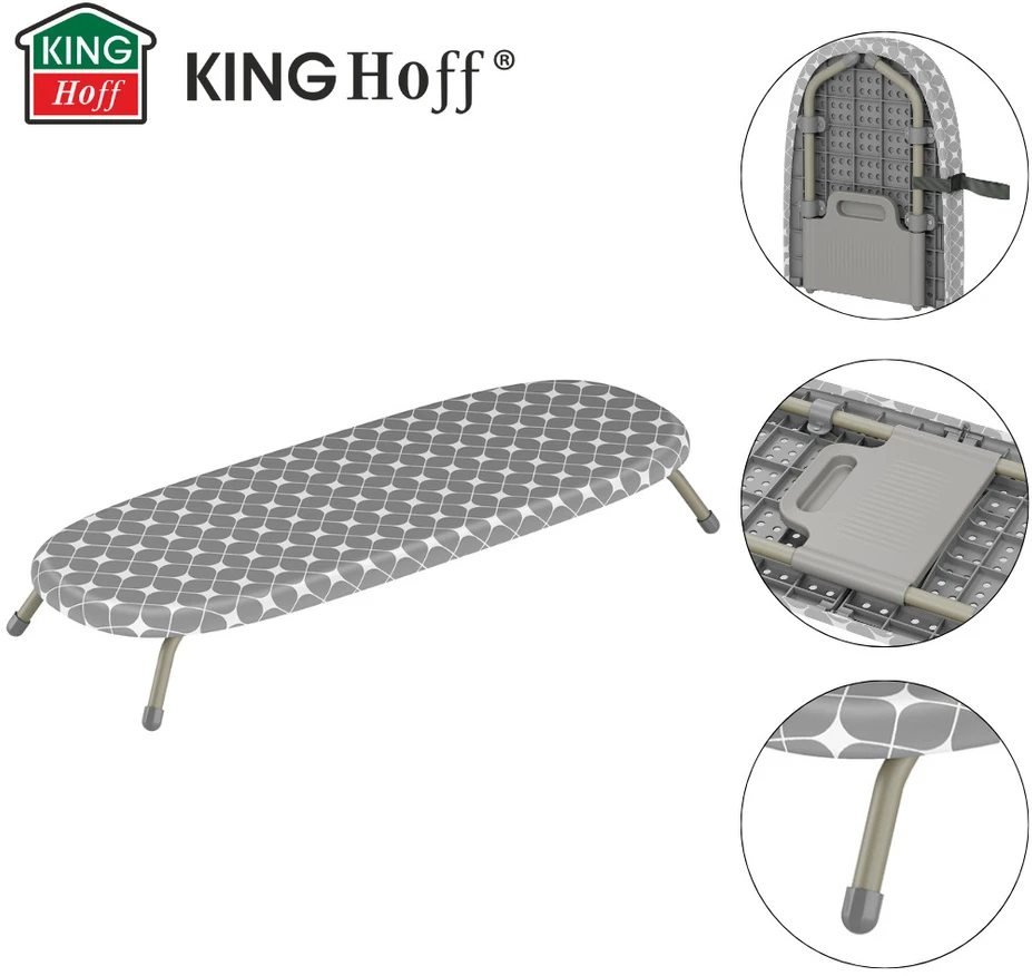 King Hoff Sulankstoma stalviršio lyginimo lenta, 5 mm veltinis, KINGHOFF, KH 1937