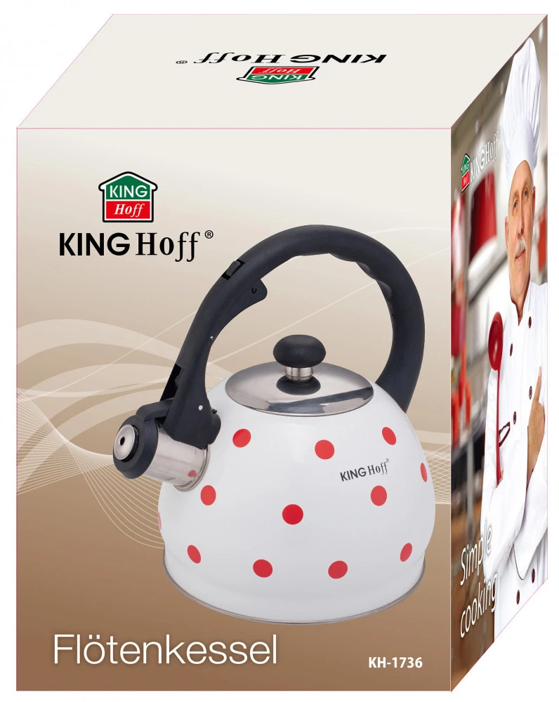 King Hoff Tradicinis 2 l arbatinukas su taškeliais, KINGHoff, KH 1736