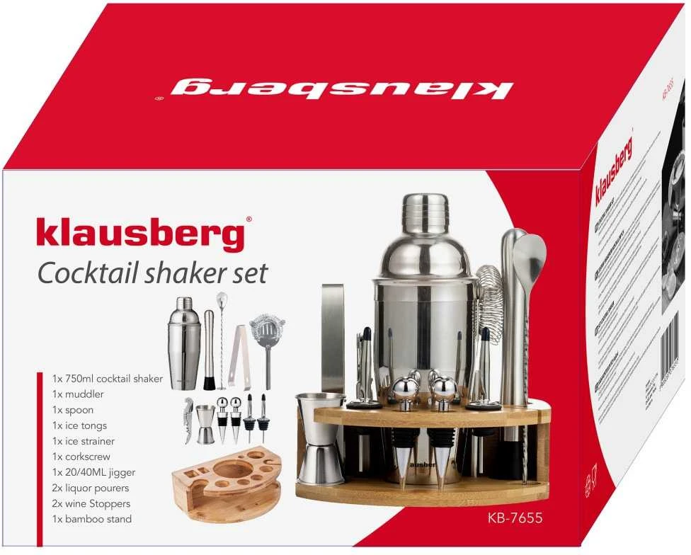 KLAUSBERG Barmeno įrankių rinkinys 12 dalių, KB-7655