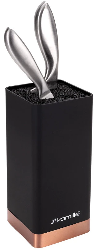 Kamille Peilių stovas su šeriais 22cm, kvadratinis