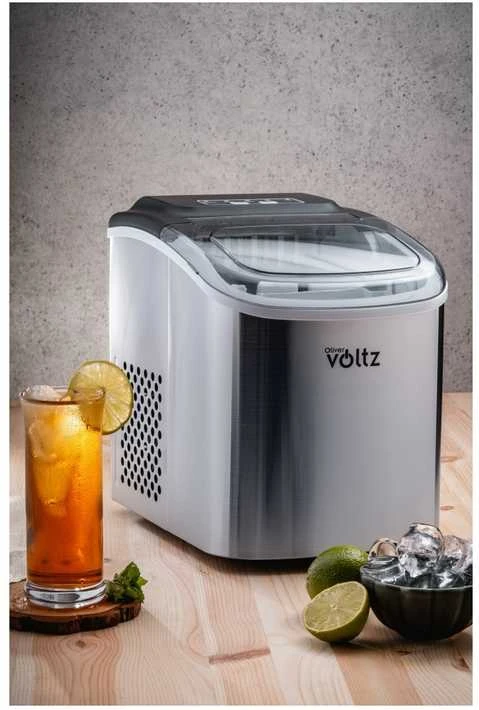 Ledo gaminimo aparatas Oliver Voltz 5OV51447CS, 100W~120W, 12kg/24h, 1.3l, nerūdijantis plienas