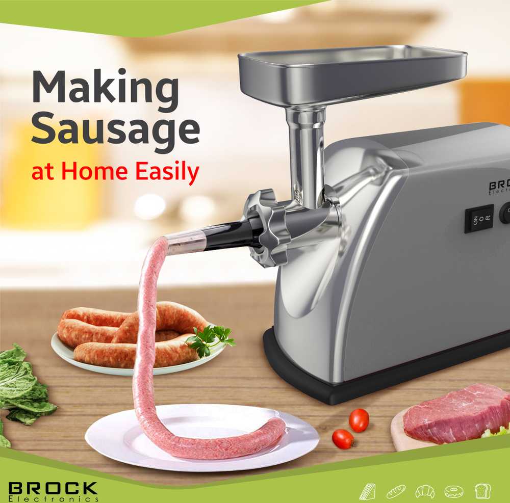 Brock MG 1601 SS mėsmalė
