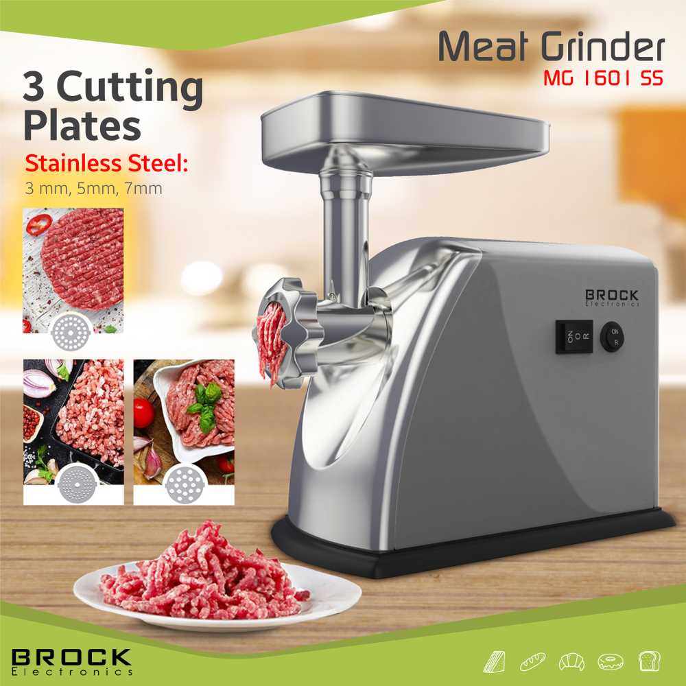 Brock MG 1601 SS mėsmalė