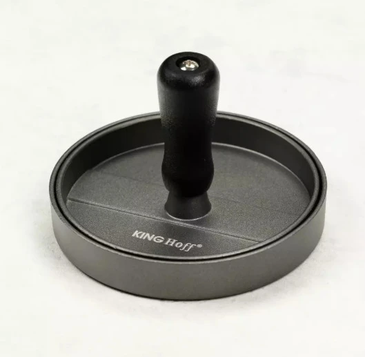 King Hoff Praska Kinghoff mėsainių presas, aliuminis, skersmuo 12 cm