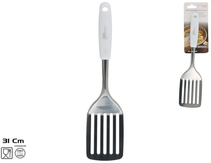 Metalinė perforuota mentelė 31 x 7,3 x 2 cm, KITCHEN&GO