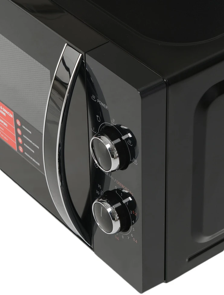 Mikrobangų krosnelė Toshiba MW MM20PBK, 20 l, su mechaniniu valdymu, 800 W galia