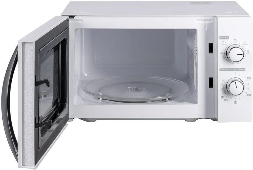 Mikrobangų krosnelė Toshiba MW MM20PWH, 20 l, su mechaniniu valdymu, 800 W galia
