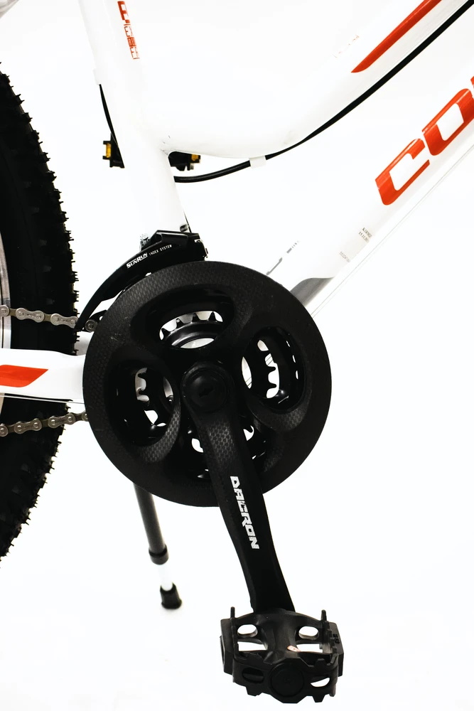 Kalnų dviratis TopVelo Corelli MTB WOMAN BANNER (Ratų dydis: 26, Rėmo dydis: 16) Baltas / raudonas
