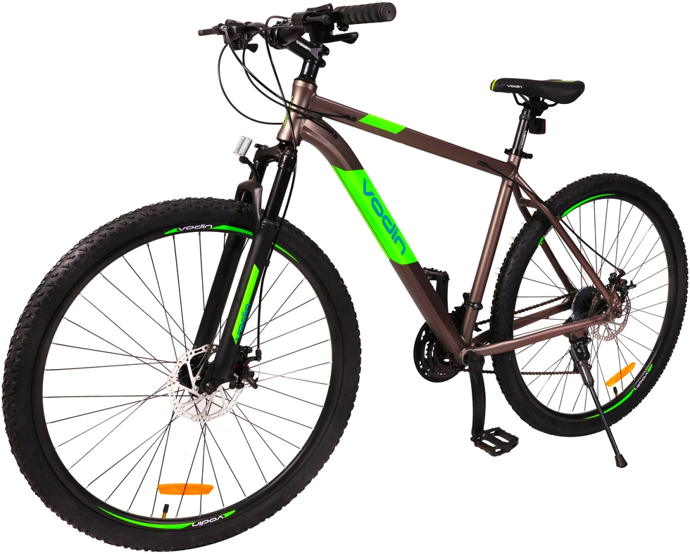 Mountain bike TopVelo Vodin XC 4.2 Disc Brake Shimano (29", frame 20", dark žalias)