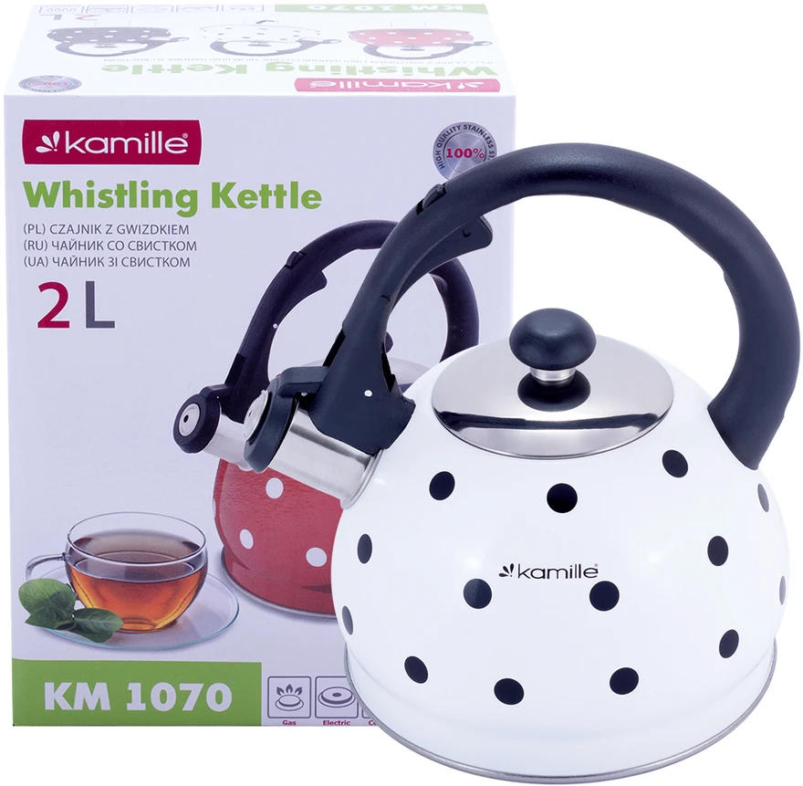 Kamille Riposo Nerūdijančio plieno virdulys 2 L, R-1070WH