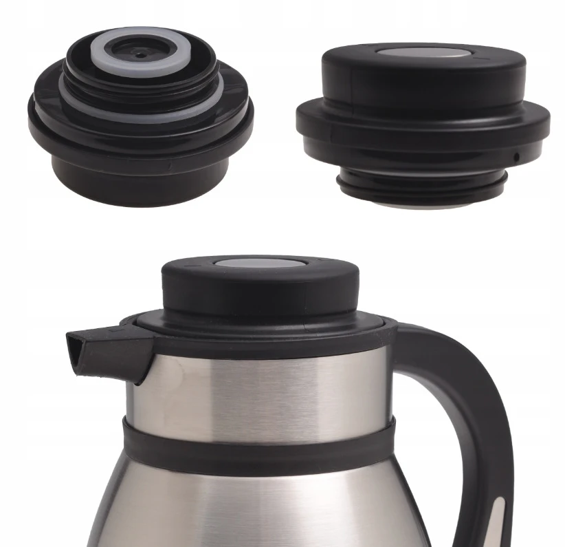 Nerūdijančio plieno termosas 1,5 l (sidabrinis), 2221, KAMILLE