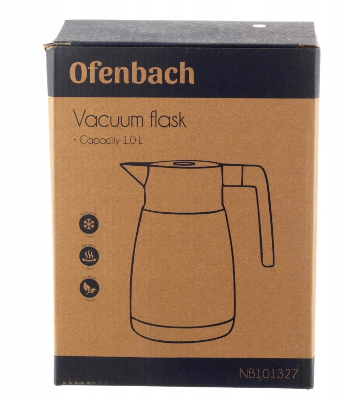 Ofenbach Termosas su stikline kolba 1,0 L, 101327, OFENBAC